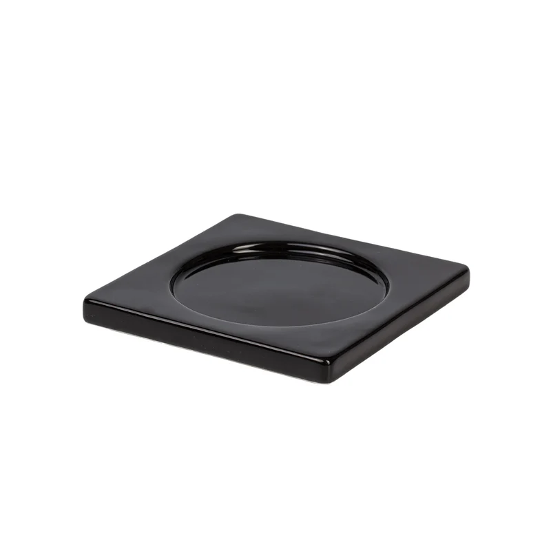 BLACK candle holder