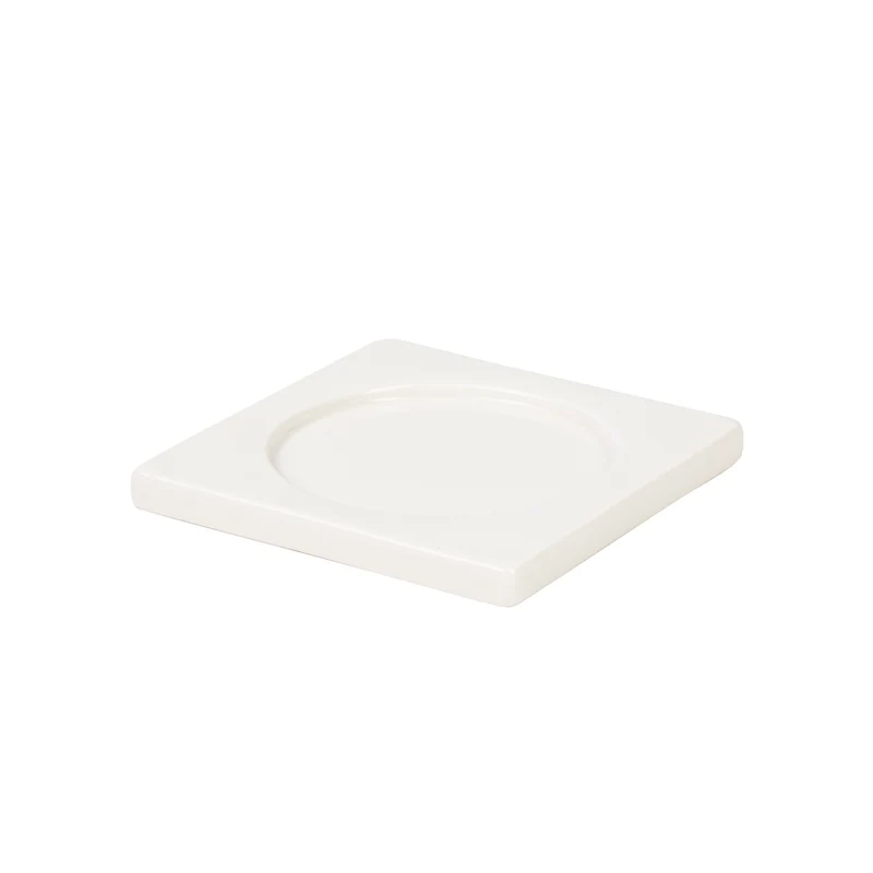 WHITE candle holder