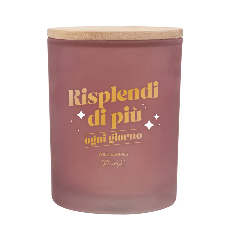 Candela profumata - Risplendi di più ogni giorno