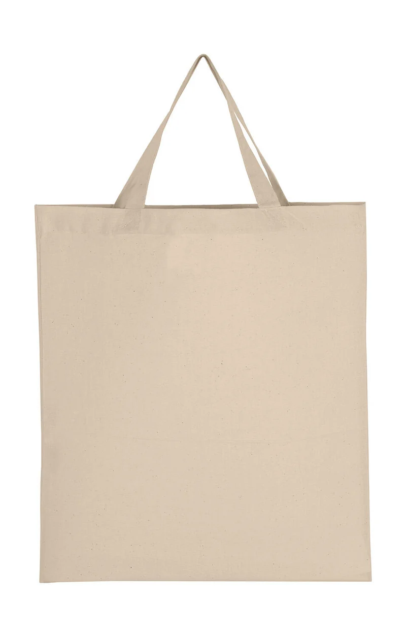 Organic Cotton Shopper Bag Short Handles | 60757