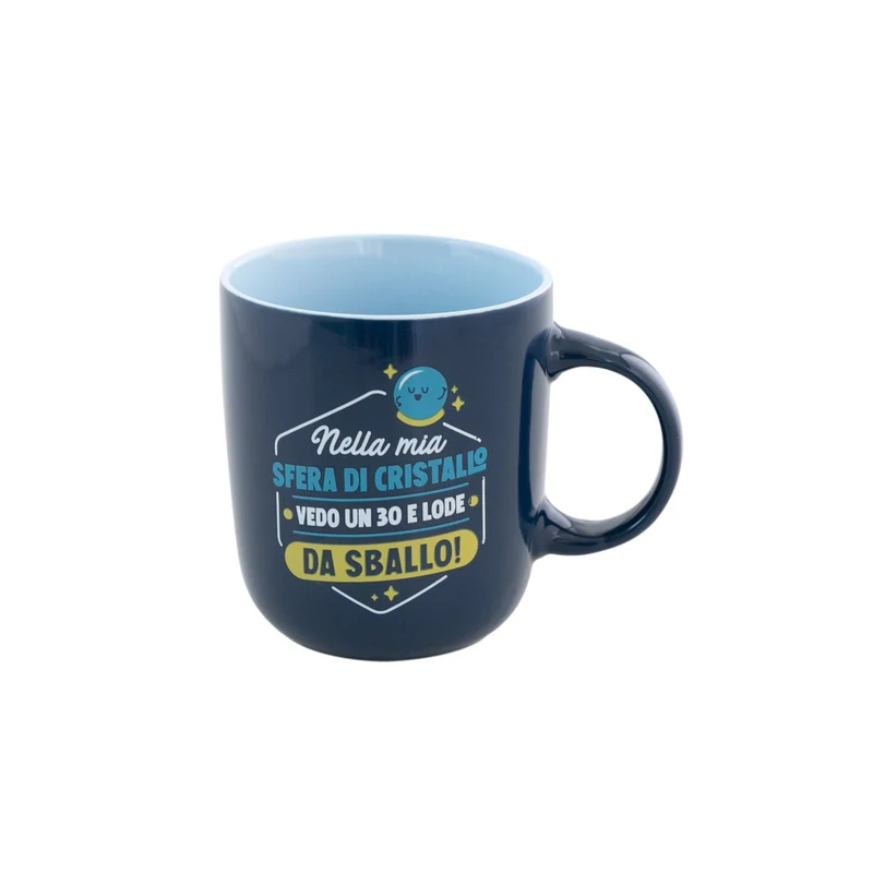 Tazza - Nella mia sfera di cristallo vedo un 30 e lode da sballo!