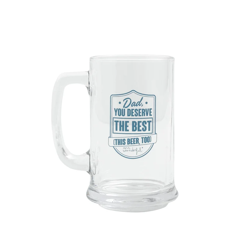 Beer glass - Dad, you deserve the best (this beer, too)