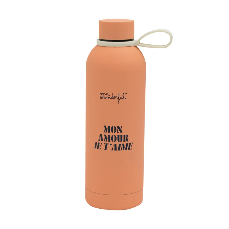 Botella térmica 500 ml - Mon amour, je t'aime