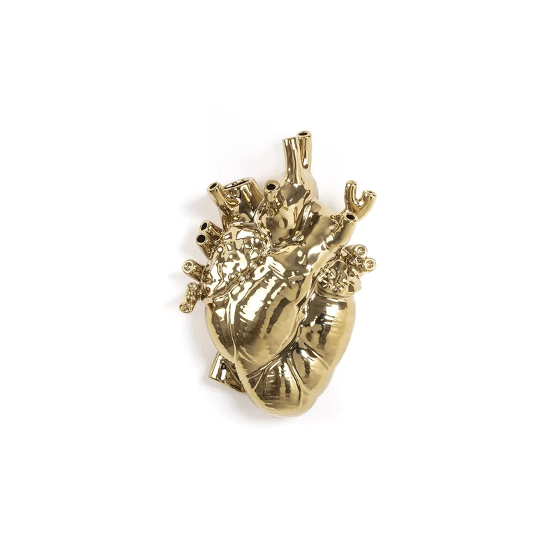 Love in Bloom Gold Vase