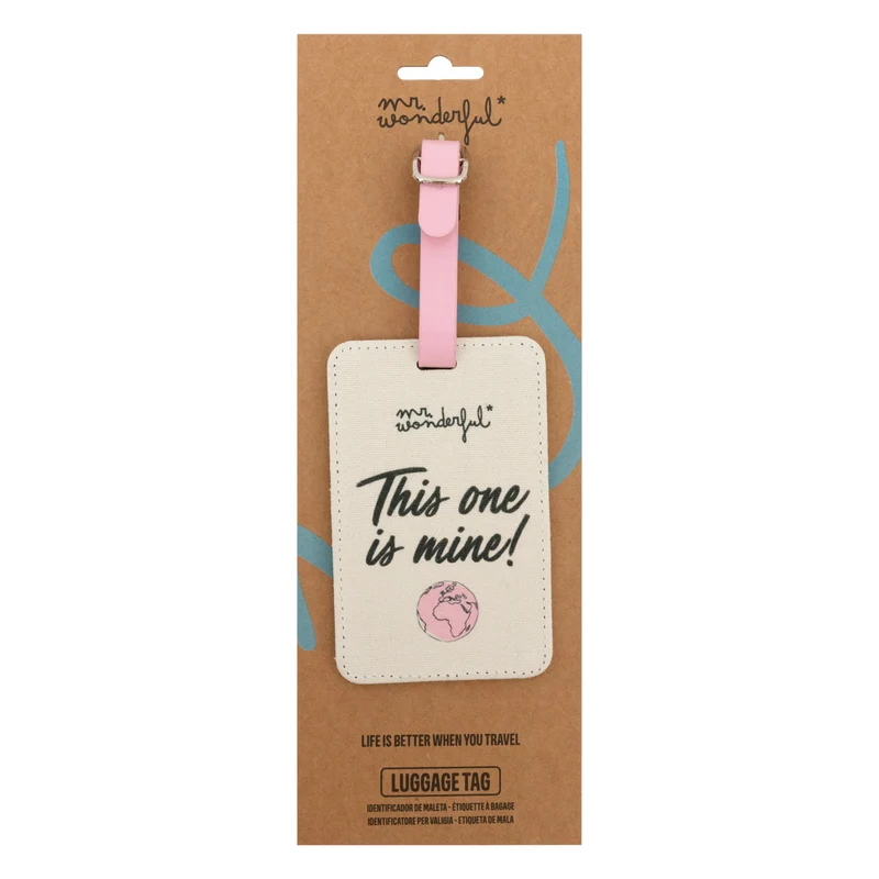 Identificador de maleta rosa - This one is mine!
