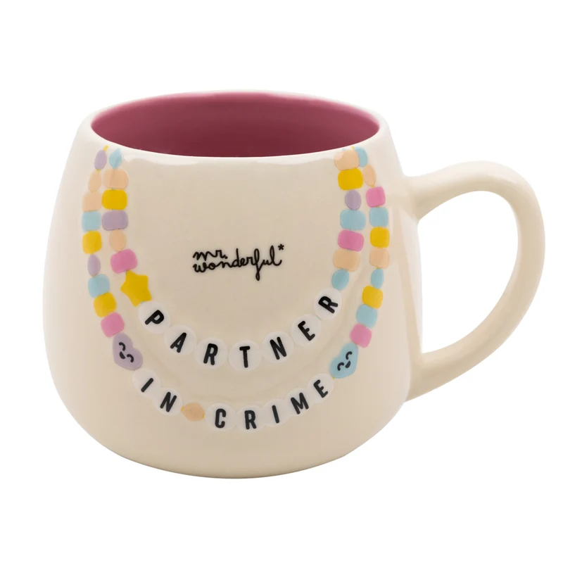 Taza 3D pulsera de amistad - Partner in crime