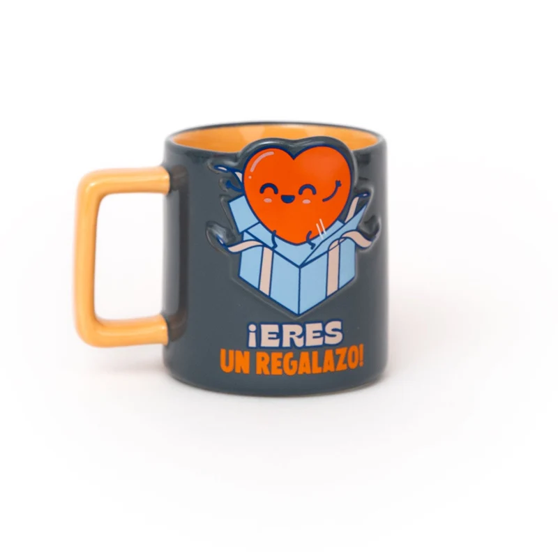 Taza 3D corazón - ¡Eres un regalazo!