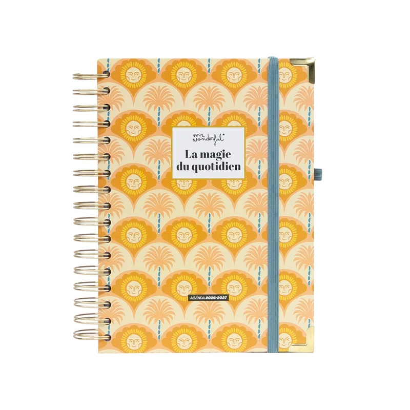 Agenda Mr. Wonderful 2026-27 Journalier - La magie du quotidien