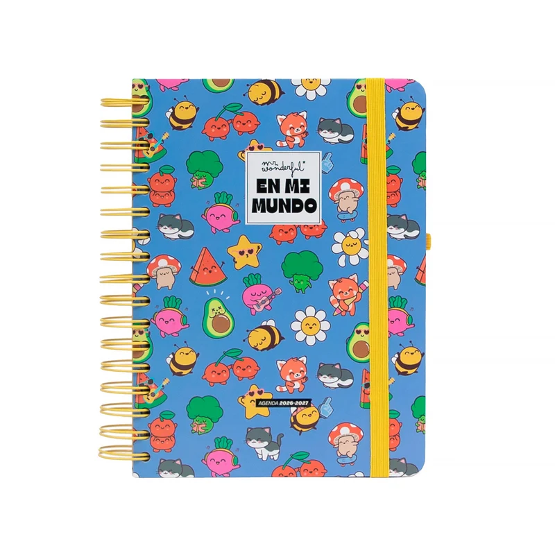 Agenda Mr. Wonderful 2026-27 Diaria - En mi mundo