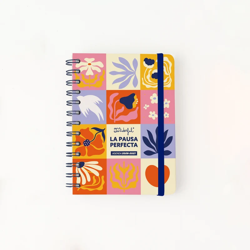 Agenda Mr. Wonderful pequeña 2026-27 Diaria - La pausa perfecta