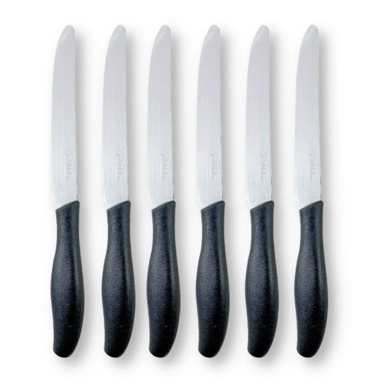Set 6 Coltelli da Tavola in Acciaio Inox