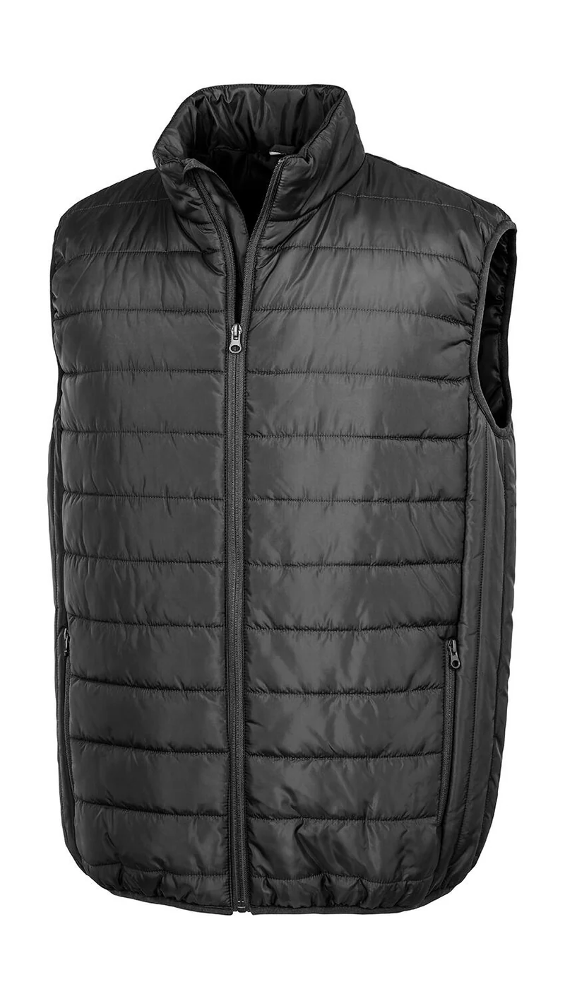 Recycled Padded Bodywarmer with Zip Pockets | 20733
