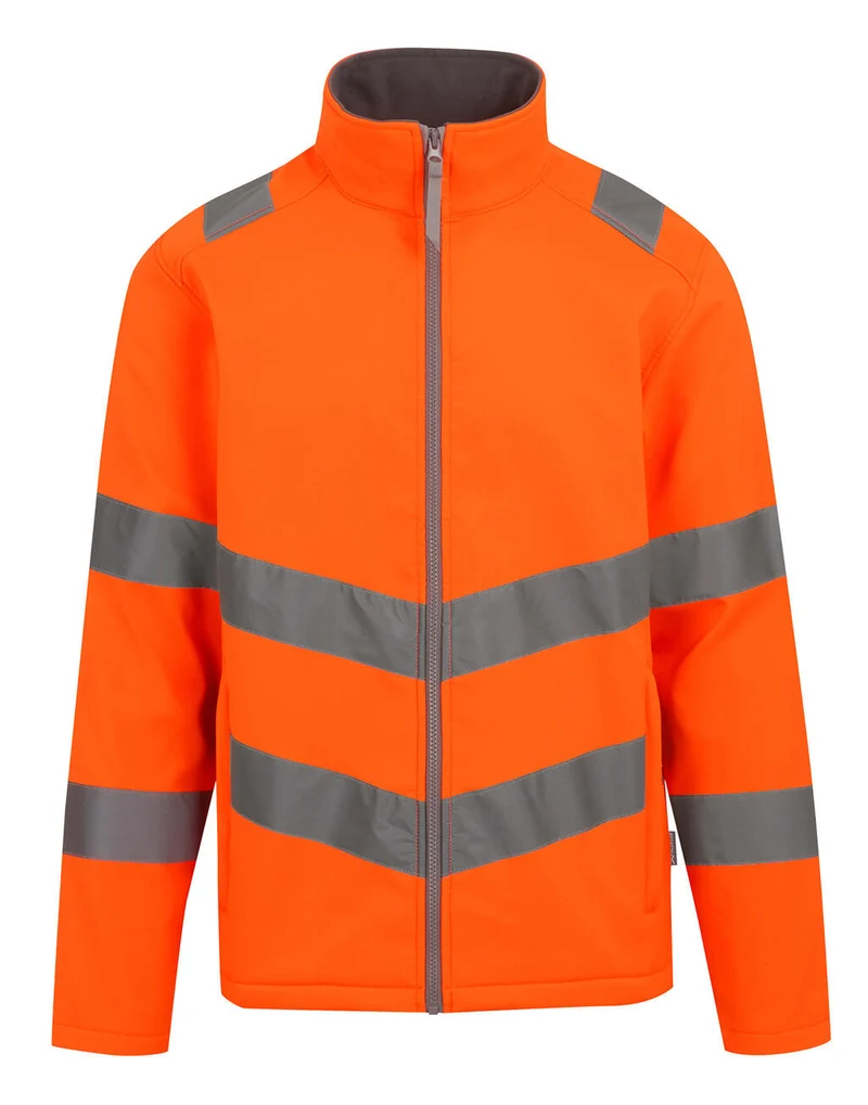 Hi-Vis Softshell Jacket with Zip Pockets | 60617
