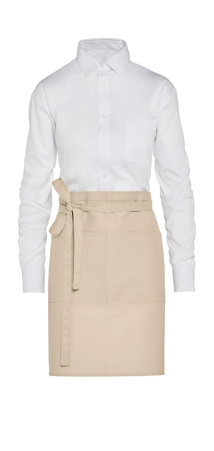 Short Recycled Bistro Apron with Pocket | BRUSSELS 96059