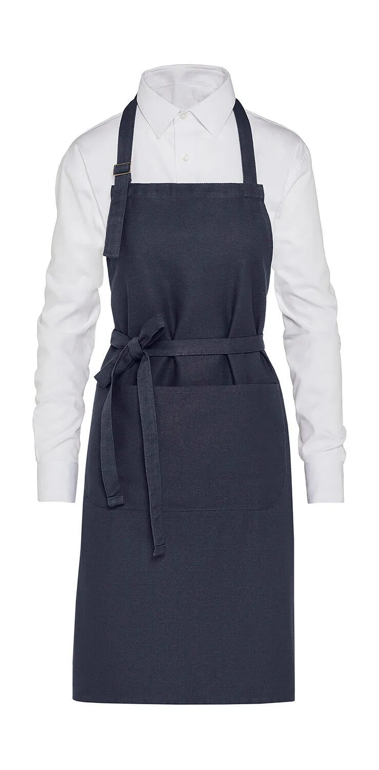 Organic Heavyweight Bib Apron with Pocket | LISBON 97059