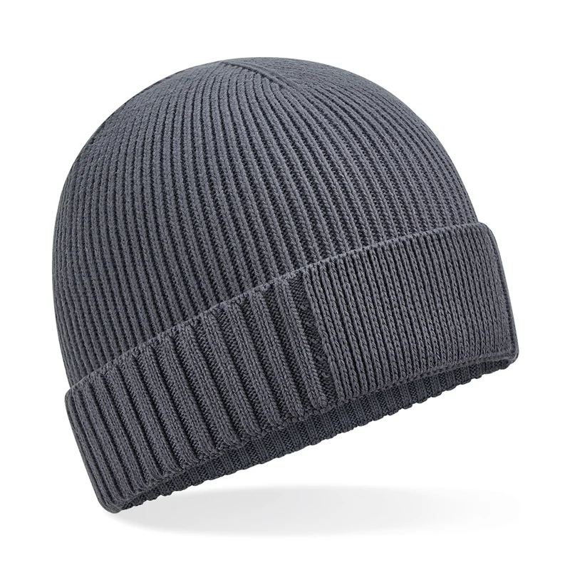 Organic Cotton Patch Beanie – Lightweight Knit | B438N
