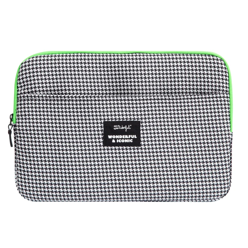Funda de portátil 13-14" pata de gallo - Wonderful & iconic