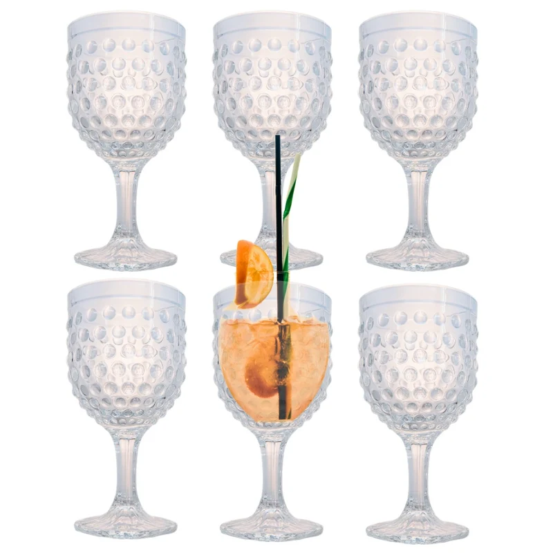 Set da 6 Calici da Vino | Eleganza e Stile in Vetro