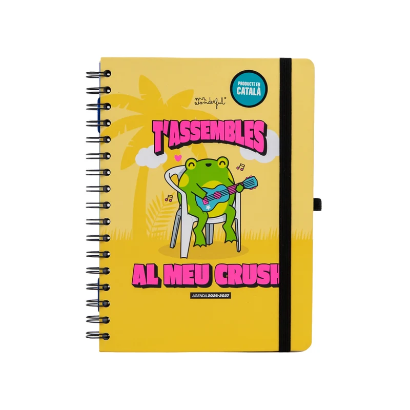 Agenda Mr. Wonderful 2026-27 Setmanal - T’assembles al meu crush