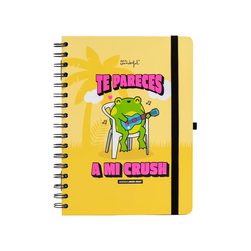 Agenda Mr. Wonderful 2026-27 Semanal - Te pareces a mi crush