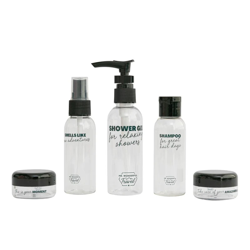 Neceser de viaje con envases - Travelling looks good on you