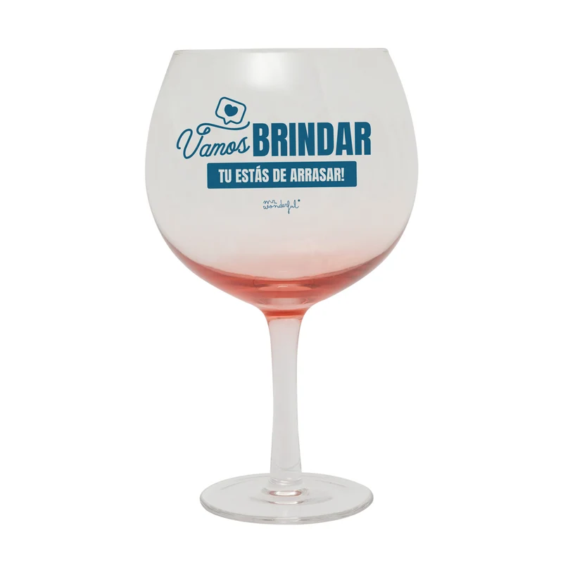 Copo de balão - Vamos brindar, tu estás de arrasar!