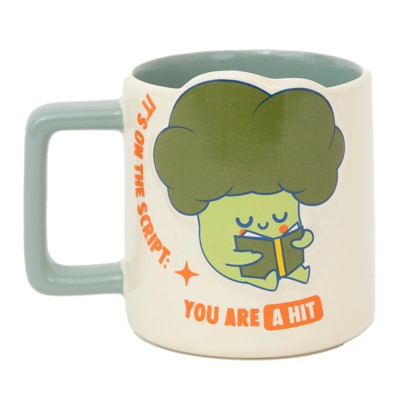 Taza 3D brócoli - It's on the script: you are a hit!
