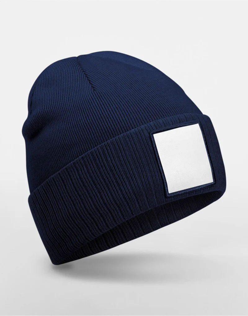 Appliqué Patch Beanie - Recycled & Customizable | 10469