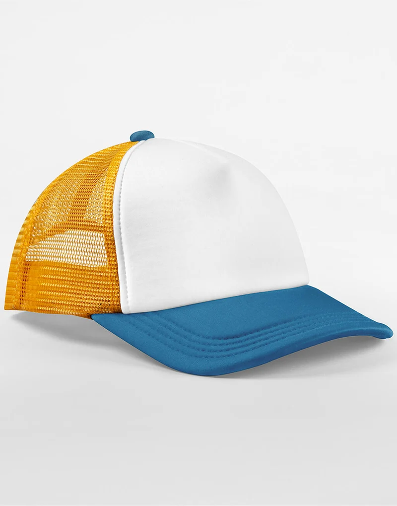 Retro 5-Panel Trucker - Padded, Recycled & Custom-Ready | 13569
