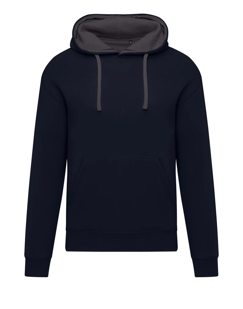 Men’s Contrast Hoodie – Recycled Fabric | 20952