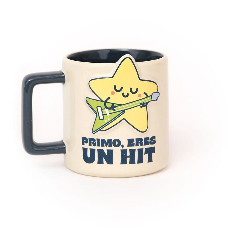 Taza 3D estrella - Primo, eres un hit