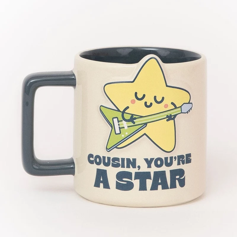Taza 3D estrella - Cousin, you’re a star