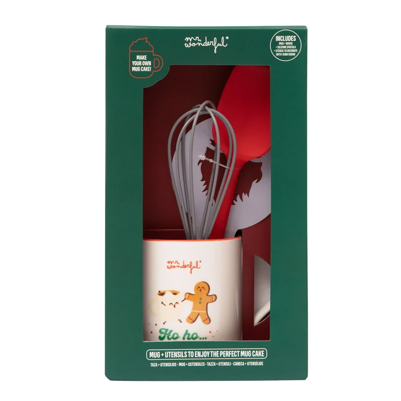 Hot chocolate kit with mug and utensils - Ho ho… hot chocolate!.