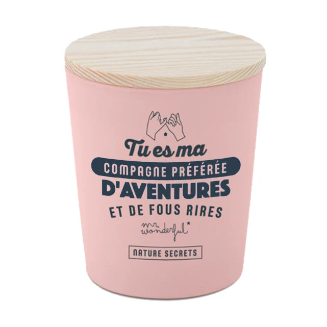 Bougie - Tu es ma compagne préférée d'aventures et de fous rires