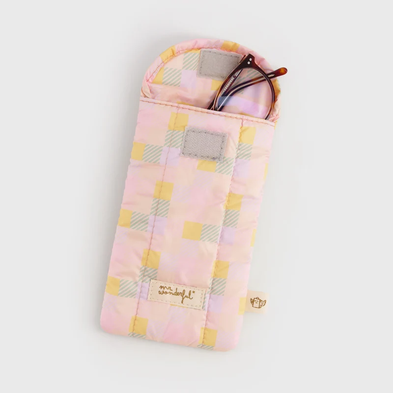 Funda de gafas - Cuadrados multicolor